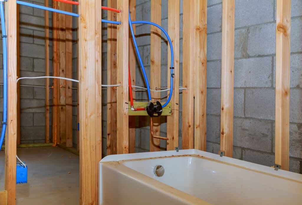 Bathroom Construction for a Remodel